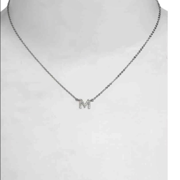 Cz Initial Pendant Necklace Nwwt 